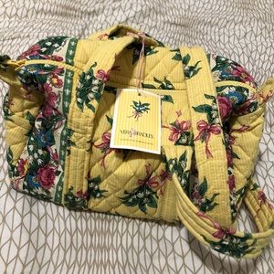 Vera Bradley Hope bag floral yellow breast cancer